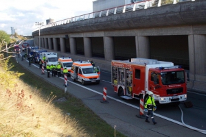 2014 Fehrbachtunnel B10 Übung mit FW PS Technische Hilfeleistung